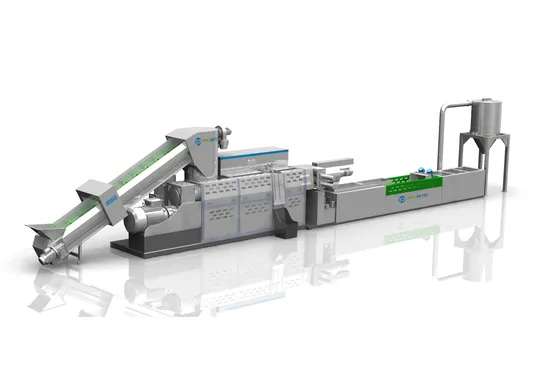 Waste Plastic Recycling PE/PP/PS/EPS Shopping Bag Film Flake Single Screw Single Double Stage Plastic Granulator Pelletizing Machine