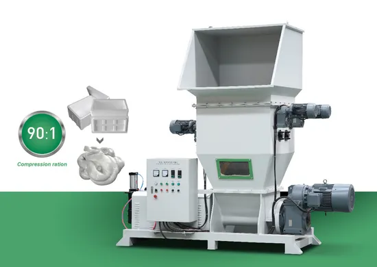 EPS EPP EPE XPS Shredder Machine EPS Hot Melting Recycling Machine 
