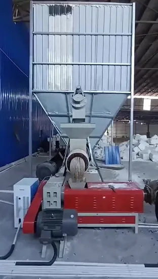 EPS/EPP/EPE/XPS Foam Granulation Machine for Recycling Into Granules 