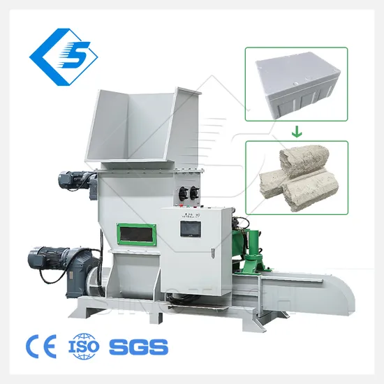 Hot Sale EPS Styrofoam Compacting Recycling Compactor Recycled Waste Foam EPS Pre