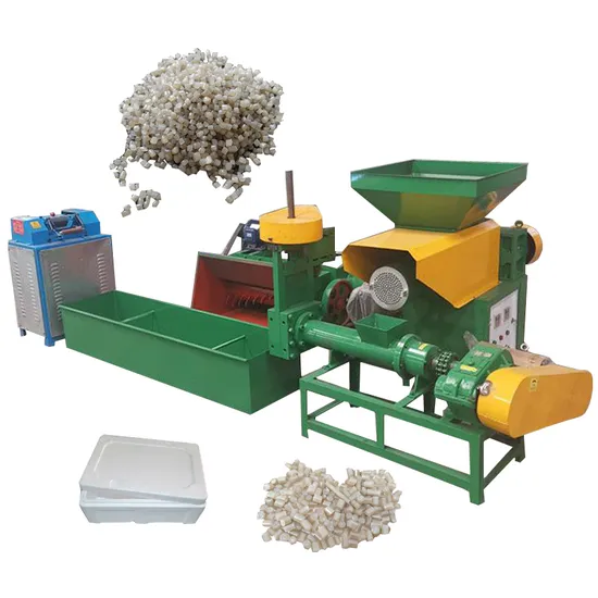 Etpu Foam Glass Granules EPE Foam Recycling Melting Machine 